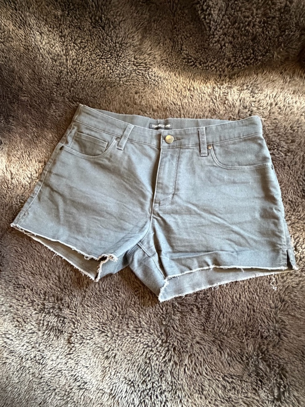 Toad&Co Sequoia Fringe Denim Cutoff Shorts
